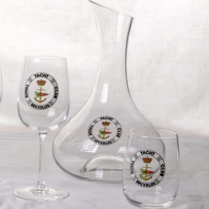 Carafe à décanter le vin aux couleurs du B.R.Y.C.